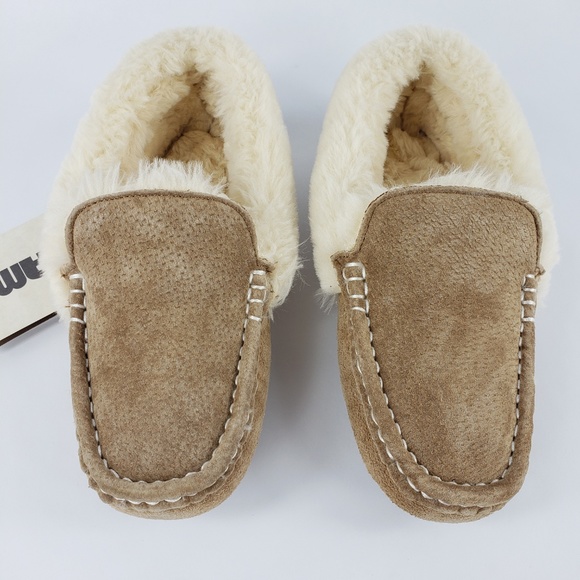 SOLD Lamo Aussie Moc Mocassin Slipper Chestnut - Picture 3 of 8